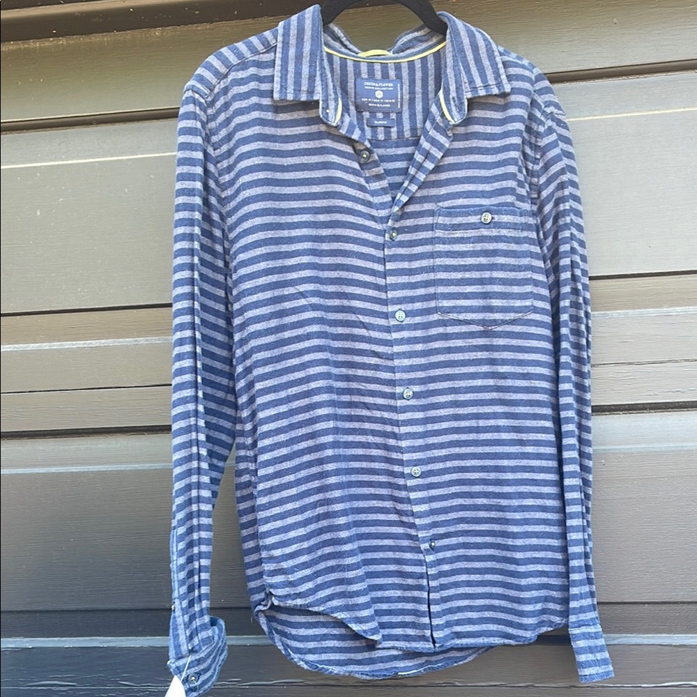Blue Striped Men's Shirt